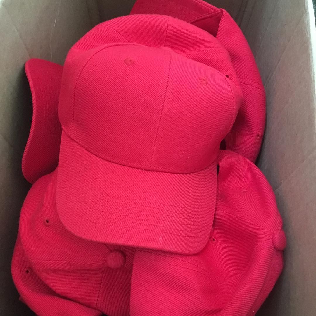 2016 has ruined bright red baseball caps for me.