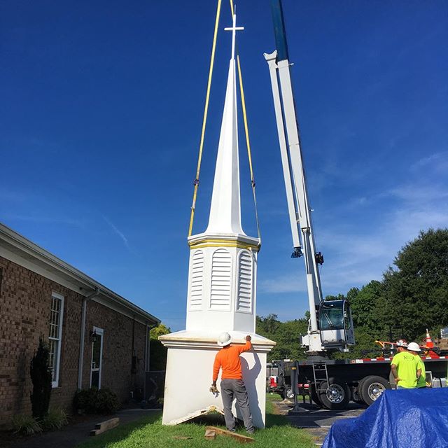 … and this is the steeple…