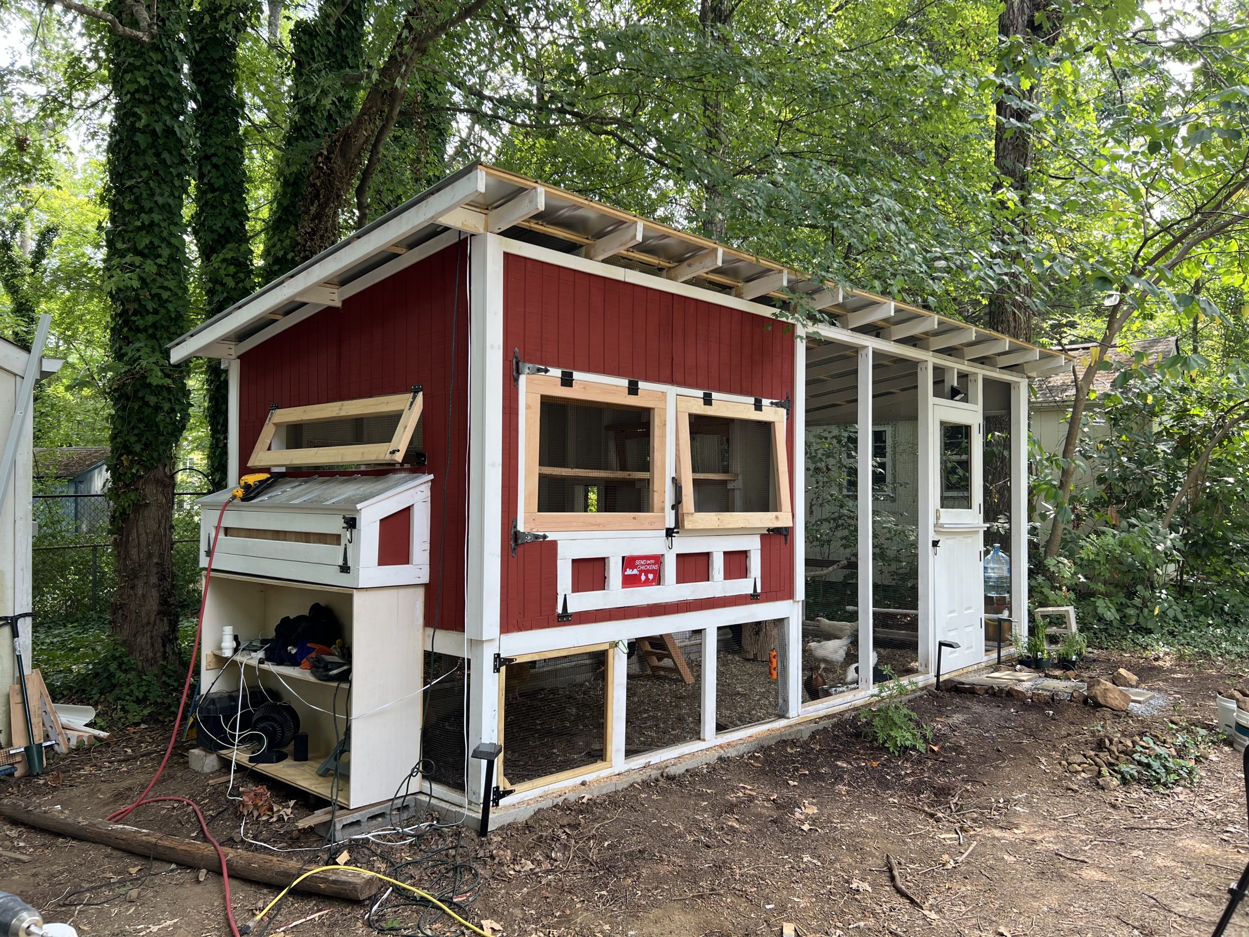 Pollo Palazzo chicken coop located in Durham, NC